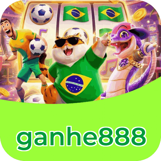 Interface do aplicativo ganhe888 mostrando jogos disponíveis no iOS e Android